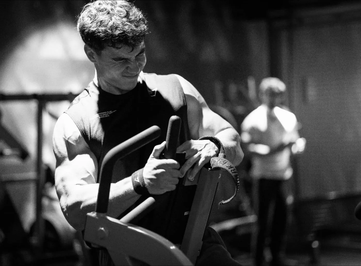 Alliaume Devaugerme, coach sportif, à l'entraînement